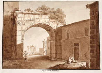 Der Bogen von Gallienus, 1833